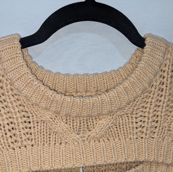 NWT Pistola LA Cotton Knit Cropped Honey Shrug Sweater Size Small - Picture 5 of 12